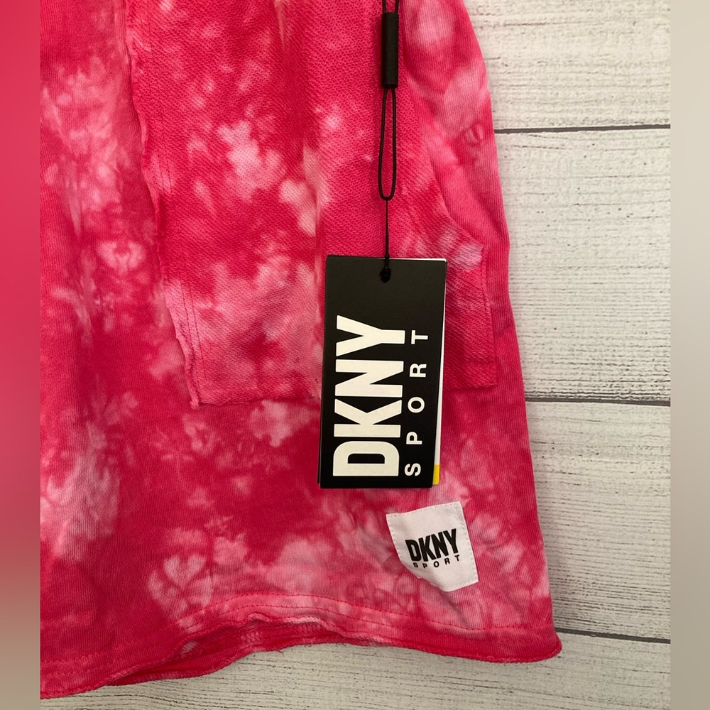 DKNY Sport | NWT Women’s Izu Pink Tie Dye Shorts - Picture 3 of 7